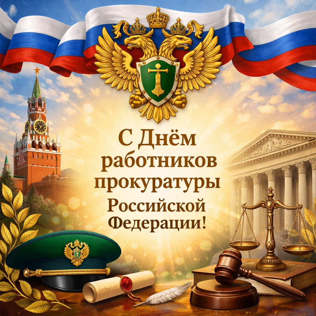 С Днем работников прокуратуры Российской Федерации от главы района.